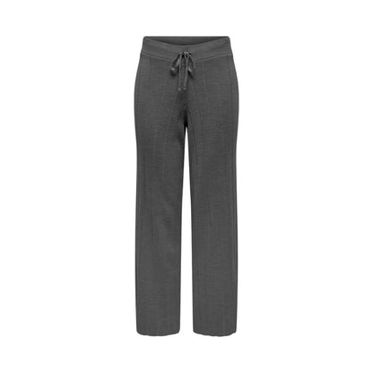 Only Gray Marabou Casual Pants