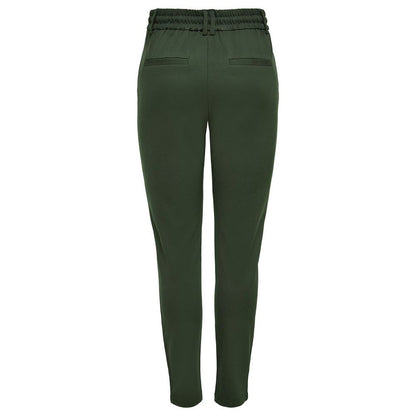 Only Green Viscose Casual Pants