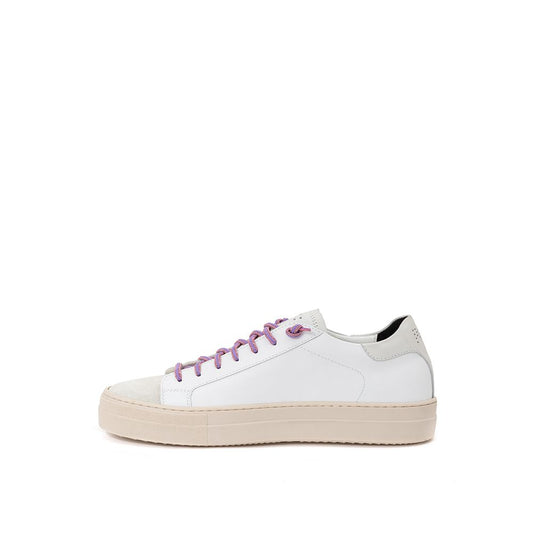 P448 White Leather Sneaker P-3572666-EU36/US6