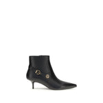 PINKO Leather Ankle Boots PI-SD0367P087Z99BLACK-EU36/US6