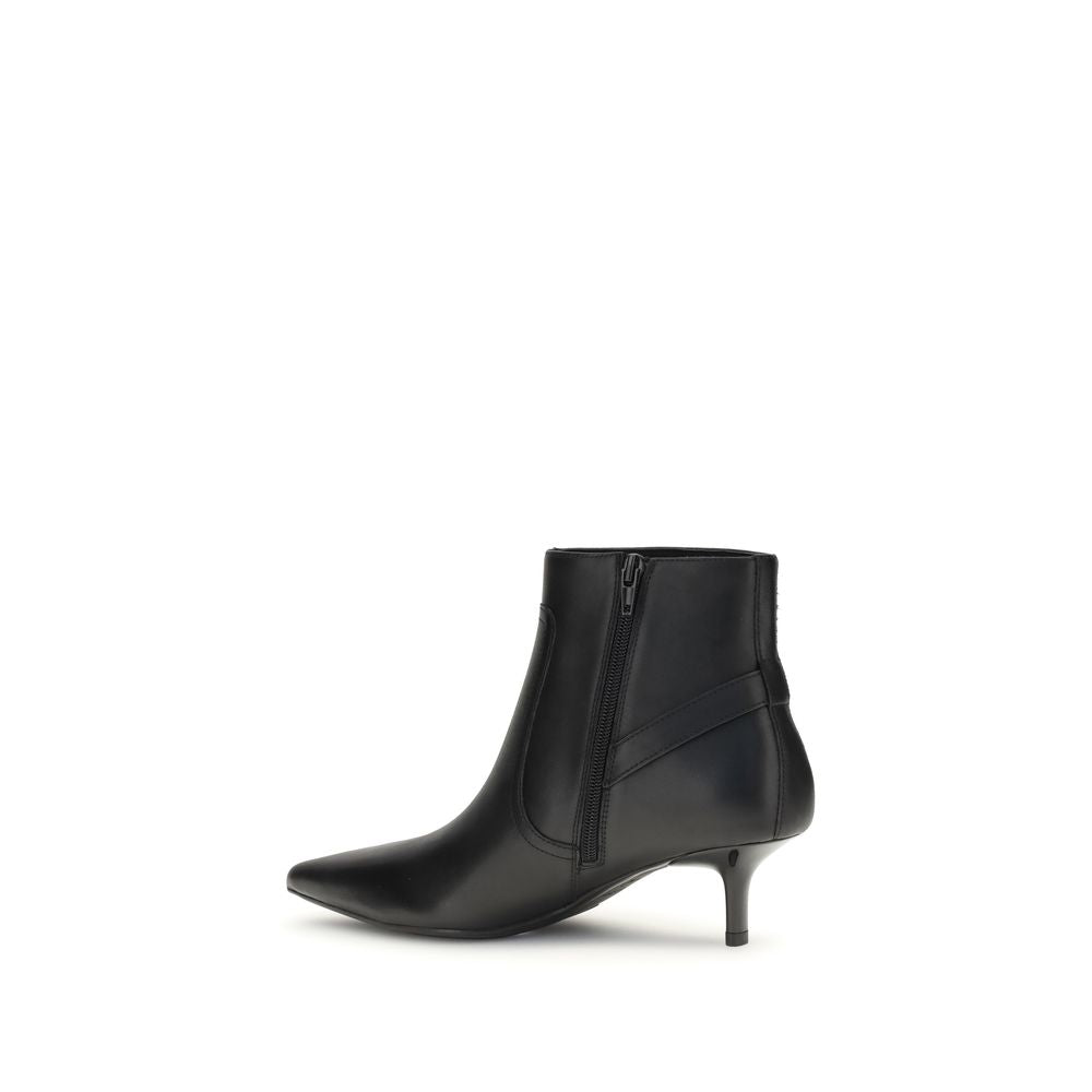 PINKO Leather Ankle Boots PI-SD0367P087Z99BLACK-EU36/US6
