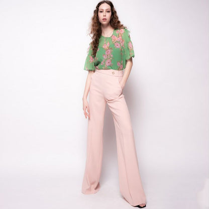 PINKO Pink Polyester Women's Trouser