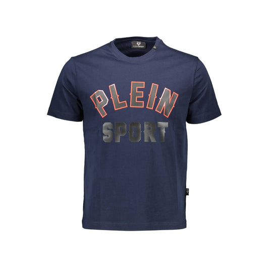Plein Sport Blue Cotton T-Shirt