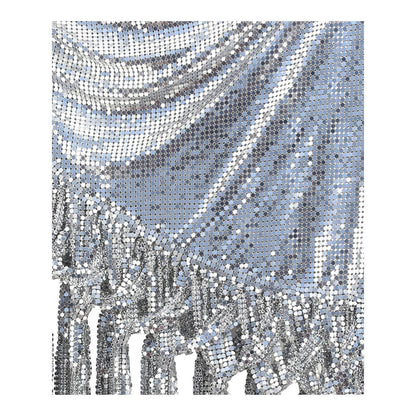 Rabanne Silver Aluminum Regular Belt