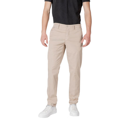 Replay Beige Cotton Casual Pants