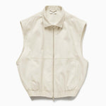 1989 STUDIO Light cream gabardine zip up vest S03UBC001FAB001/Q_1989-4200_102