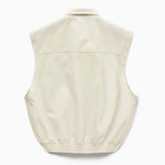 1989 STUDIO Light cream gabardine zip up vest S03UBC001FAB001/Q_1989-4200_102