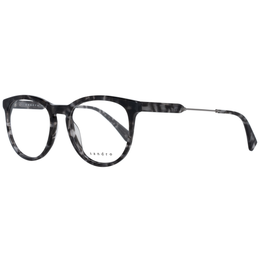 Sandro Gray Plastic Glasses (Frames) - Men's grey full-rim plastic frames, size 51-18-145, includes branded case, no spring hinge.