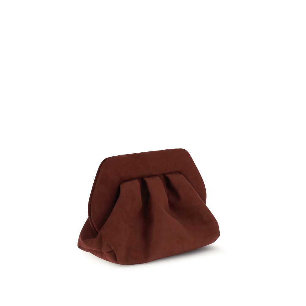 THEMOIRè Brown Other Fibres Clutch Bag