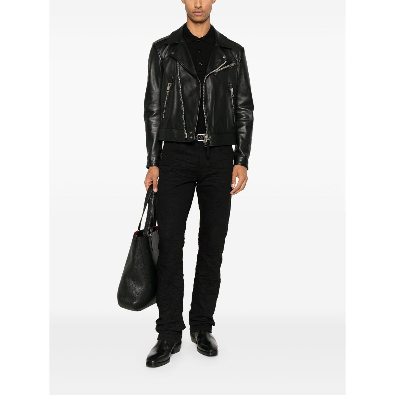 Tom Ford T-shirts and Polos Black Topwear