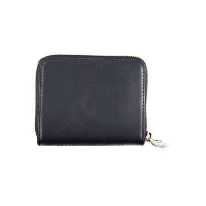 Tommy Hilfiger Blue Polyethylene Wallet with zip closure and logo