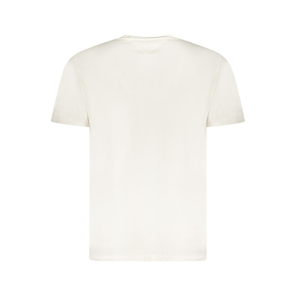 Tommy Hilfiger White Cotton Men T-Shirt