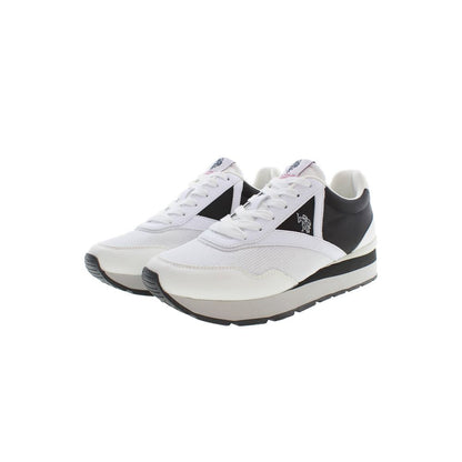 U.S. POLO ASSN. White Polyester Sneaker