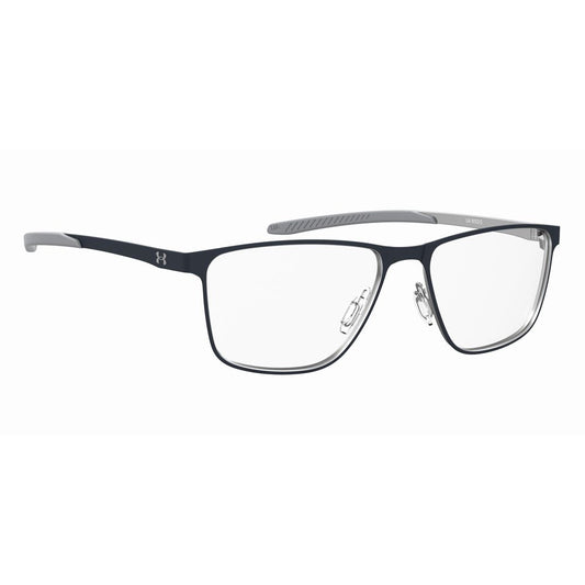 Under Armour Blue Metal Frames, men's glasses model UA5052G0JIF41, size 54/16/140 mm, featuring sleek blue metal design.