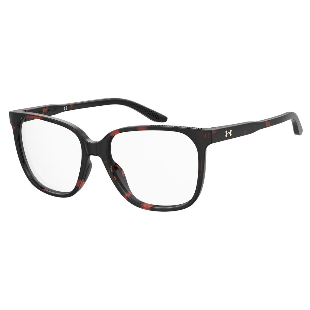 Under Armour Brown Resin Frames women's glasses with tortoiseshell pattern, size 54/15/140 mm, featuring stylish and durable resin material.