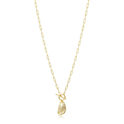 Gold necklace from VICEROY JEWELS Mod. 13035C100-36 with elegant design for ladies, featuring a pendant and official packaging.