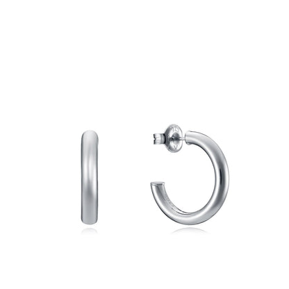 Elegant VICEROY JEWELS Mod. 13060E000-00 silver lady's earrings with quartz movement and chronograph function in official box.