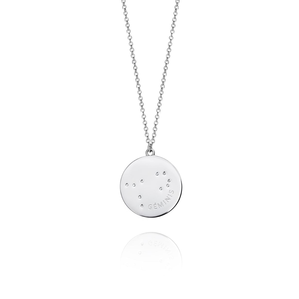 VICEROY JEWELS Mod. 61014C000-38G silver necklace for ladies with Gemini pendant in official box
