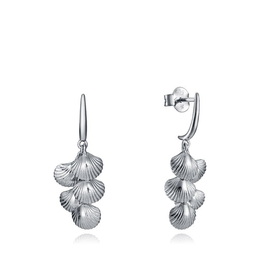 VICEROY JEWELS Mod. 61070E000-00 silver 925° earrings with shell design for ladies, featuring quartz analog movement and water resistance.