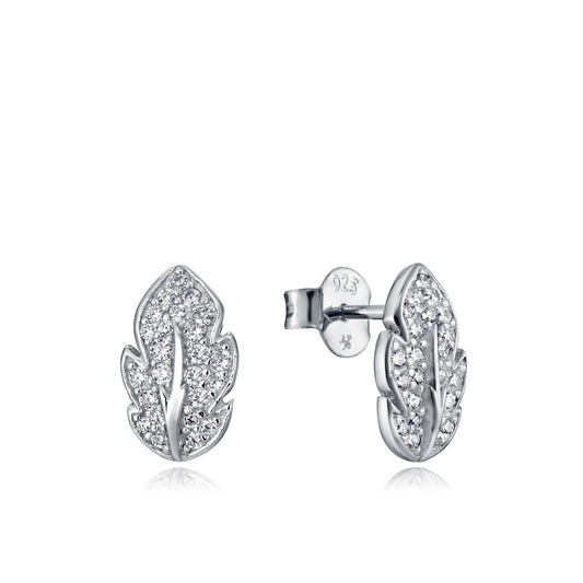 VICEROY JEWELS Mod. 85024E000-30 silver earrings, leaf design, 925 silver, for ladies, featuring quartz analog movement and 5 ATM water resistance.