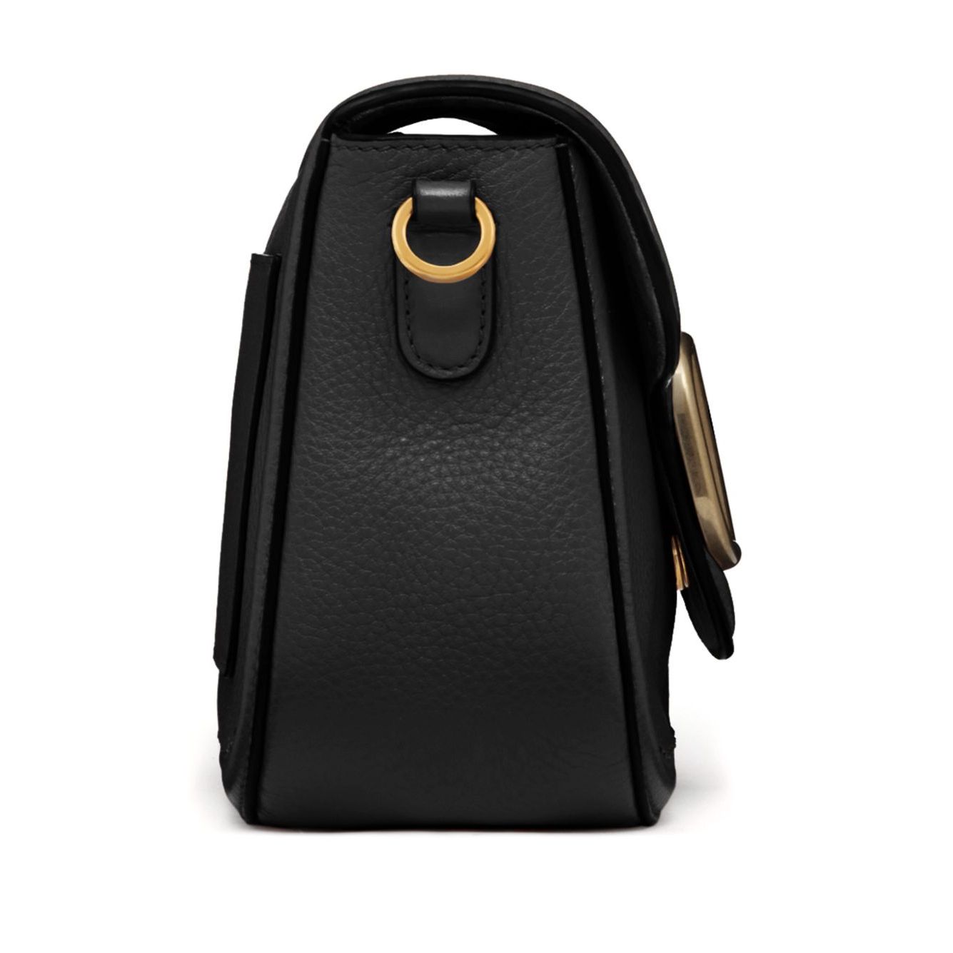 Front view with bag zipped and handles upright.
