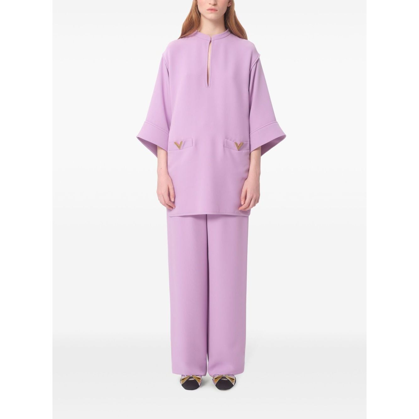 Valentino Vlogo silk mini dress