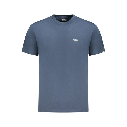 Vans Blue Cotton Men T-Shirt featuring classic fit and iconic logo, perfect for casual style and comfort.