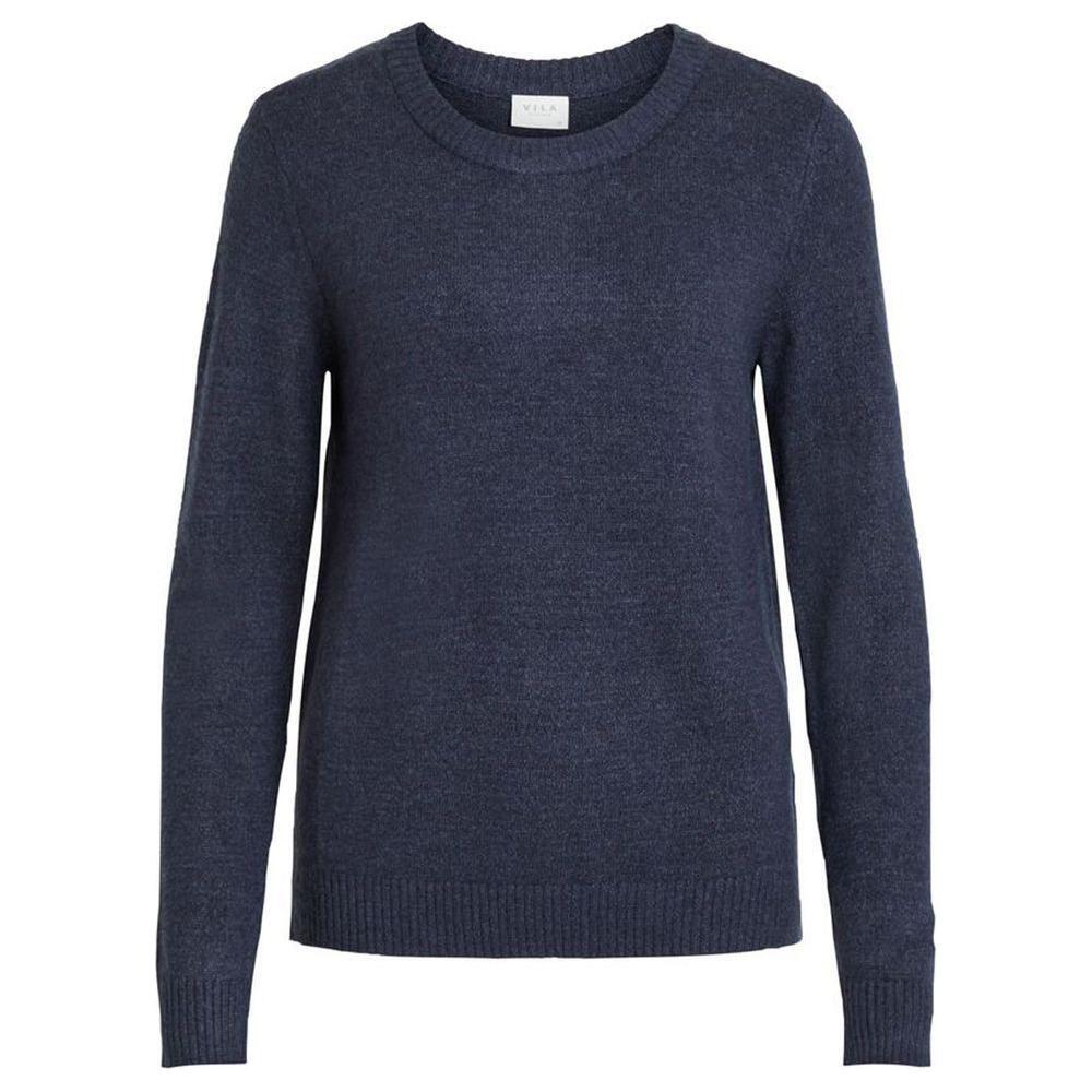 Vila Clothes Blue Viscose Sweater VI-7867000128-IT40|S