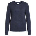 Vila Clothes Blue Viscose Sweater VI-7867000128-IT40|S
