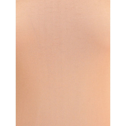 Close-up of Wolford Multicolor Cotton Top fabric, highlighting its smooth texture and versatile color.