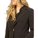 Yes Zee Black Polyester Suits & Blazer YE-13700-L