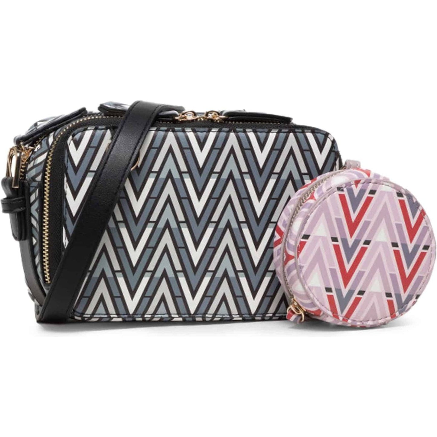 Valentino by Mario Valentino Tracolla TONIC-VBS69904_NERO-MULTI:365868